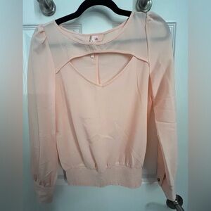 Ekklesia Sheer Pink Blouse